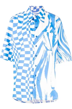Christopher John Rogers Blouse met gemixte print