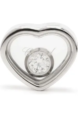 Chopard 18kt witgouden oorbel met diamant