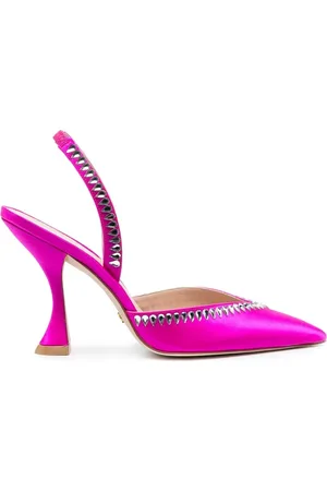 Stuart Weitzman Slingback pumps met kristallen