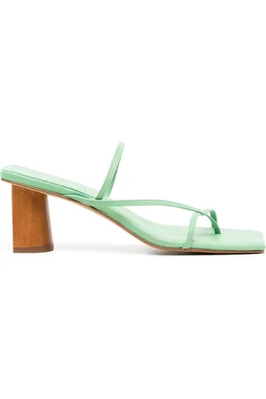 REJINA PYO Harley sandalen met vierkante neus
