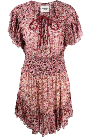 Marant Etoile Jurk met abstracte print