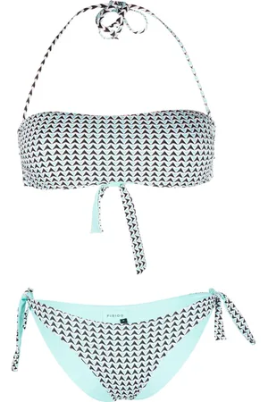 FISICO Bikini met geometrisch patroon