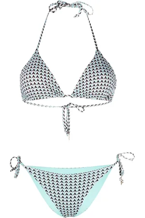 FISICO Bikini met geometrische print