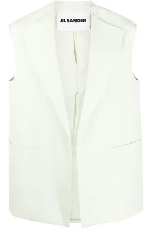 Jil Sander Spencer met enkele rij knopen