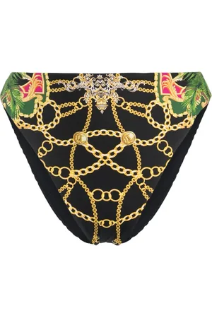 Camilla Bikinislip met barokprint