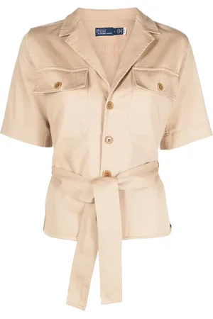 Ralph Lauren Blouse met gestrikte taille