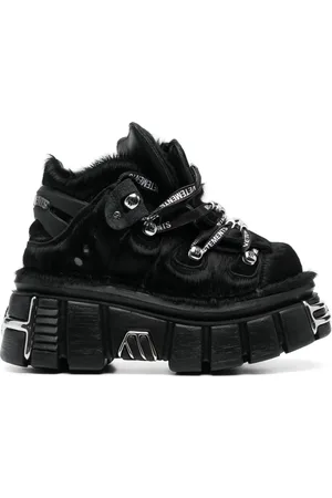 Vetements 75mm leren sneakers met plateauzool