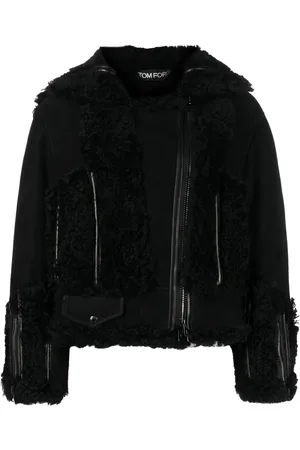 Tom Ford Leren biker jack