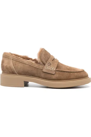 Gianvito Rossi Harris suède loafers