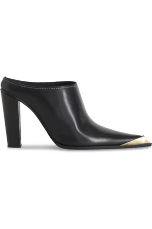Etro Leren muiltjes met metallic neus