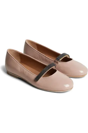 Brunello Cucinelli Leren ballerina