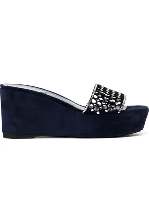 RENE CAOVILLA Ginger sandalen met sleehak