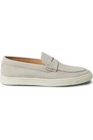 Brunello Cucinelli Suède penny loafers