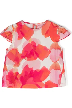 Il gufo Shirt met abstracte print