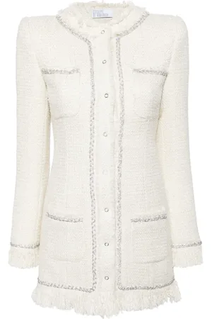 GIUSEPPE DI MORABITO Tweed jack met enkele rij knopen