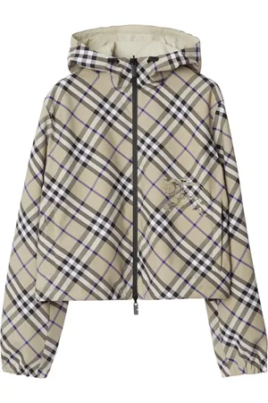 Burberry Omkeerbaar canvas geruit jack