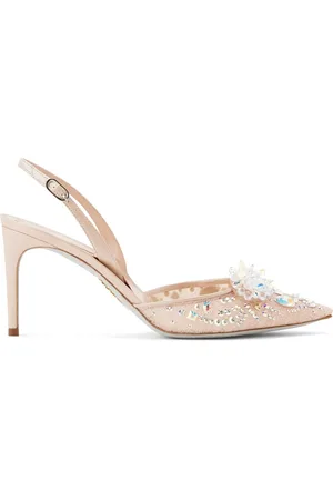 RENE CAOVILLA Cinderella pumps met kristal