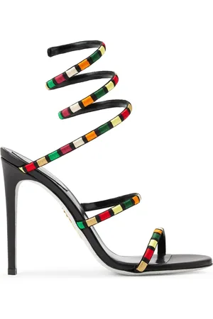 RENE CAOVILLA Carnaval satijnen sandalen