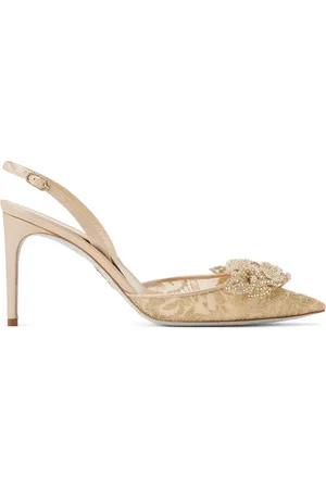 RENE CAOVILLA Floriane pumps met kant