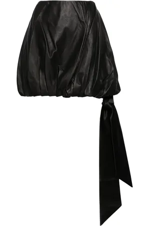 Helmut Lang Bubble leren mini