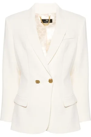 Elisabetta Franchi Blazer met dubbele rij knopen