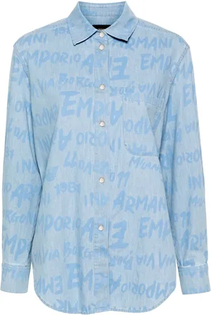 Emporio Armani Overhemd met logoprint