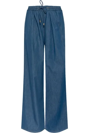 Emporio Armani Broek met wijde pijpen