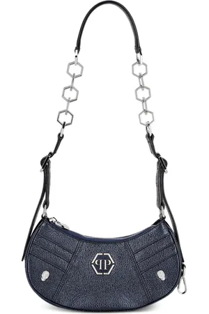 Philipp Plein Kleine leren schoudertas