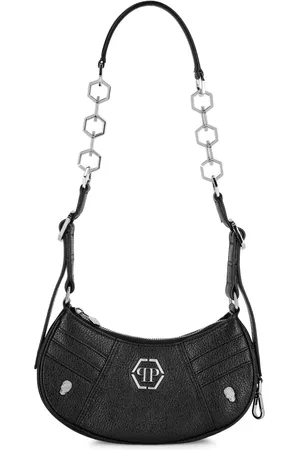 Philipp Plein Kleine leren schoudertas