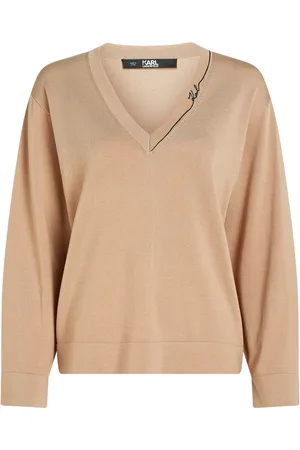 Karl Lagerfeld Signature trui met V