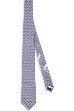 Salvatore Ferragamo Stropdas met Gancini