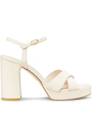 Stuart Weitzman 90 mm Dyana sandalen met plateauzool