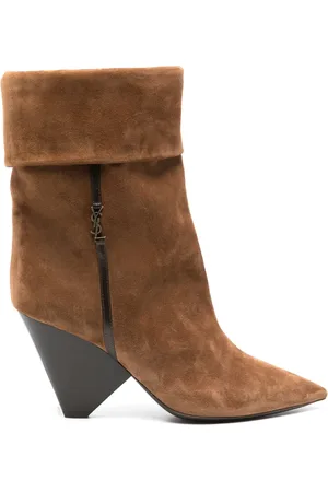 Saint Laurent Niki 85 mm enkellaarzen