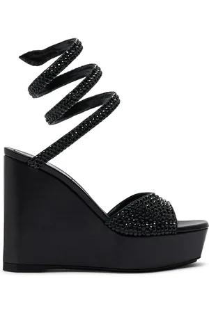 RENE CAOVILLA Cleo sandalen met plateauzool