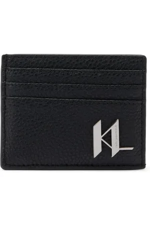 Karl Lagerfeld K/Plak leren pasjeshouder