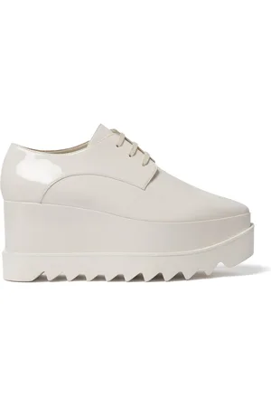 Stella McCartney 80 mm Elyse glanzende Oxford schoenen