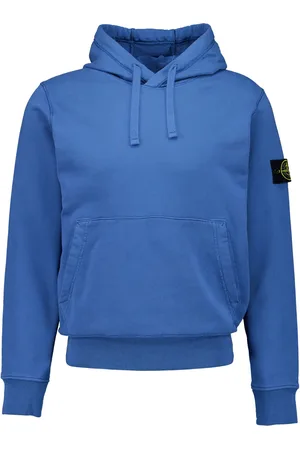 Stone Island Hoodie met trekkoord en logopatch