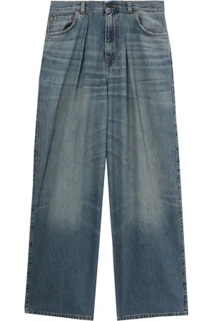 haikure Jeans met logopatch