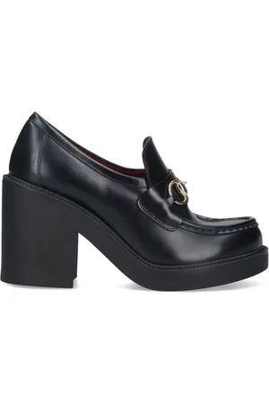 Gucci 100 mm Horsebit loafers met plateauzool