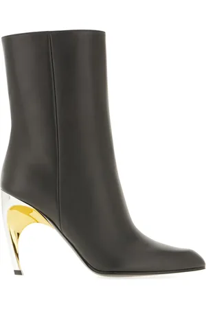 Alexander McQueen Leren enkellaarzen
