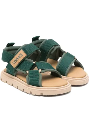 VERSACE Sandalen met logopatch