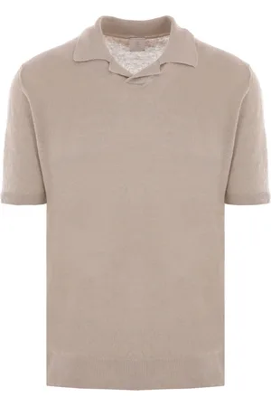 ELEVENTY Linnen poloshirt