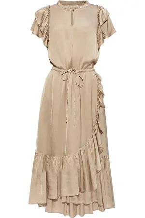 Munthe Gedrapeerde midi