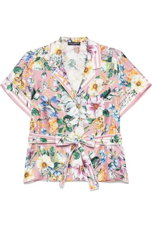 Dolce & Gabbana Zijden overhemd met bloemenprint