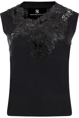 ERMANNO SCERVINO Blouse met kanten detail