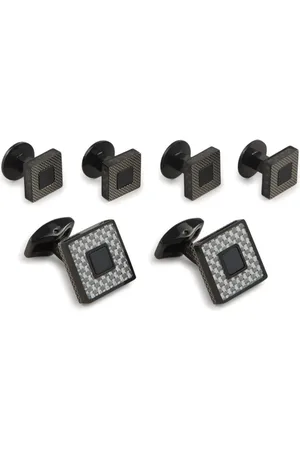 Tateossian Carbon Ceramic manchetknopen