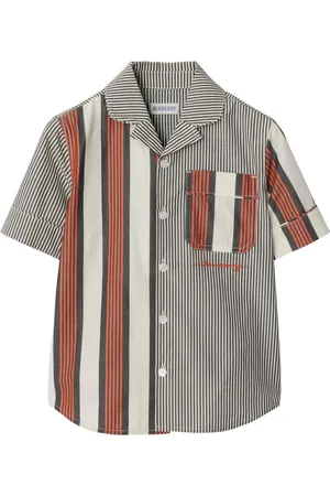 Burberry Tweekleurig gestreept shirt