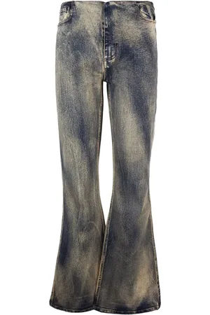 Daily paper Flared jeans met wassing