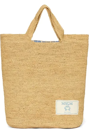 Msgm Raffia shopper