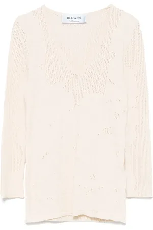 Blugirl Top met bloemenprint